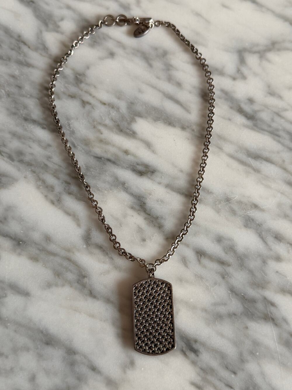 Sterling Silver Men's Pendant Necklace from Indonesia